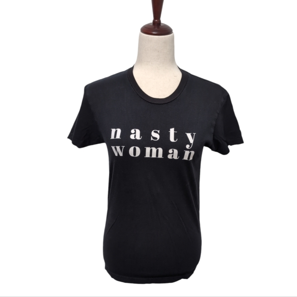 Planned Parenthood Nasty Woman Black T-Shirt size XS